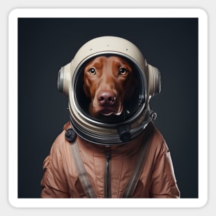 Astro Dog - Vizsla Sticker